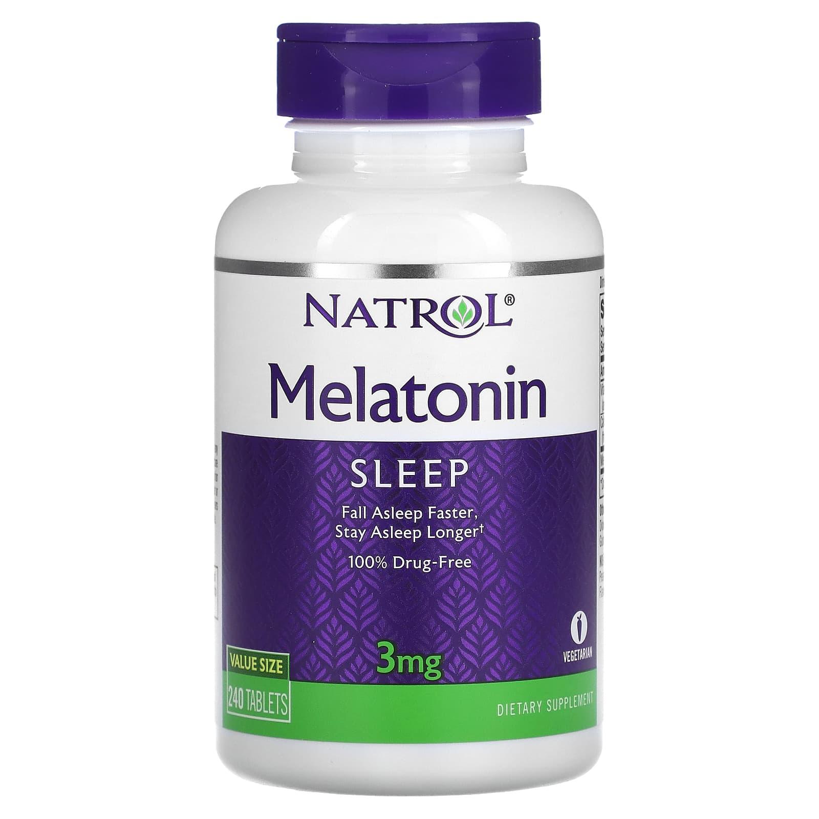 Natrol® Melatonin – 3 mg – Tablets