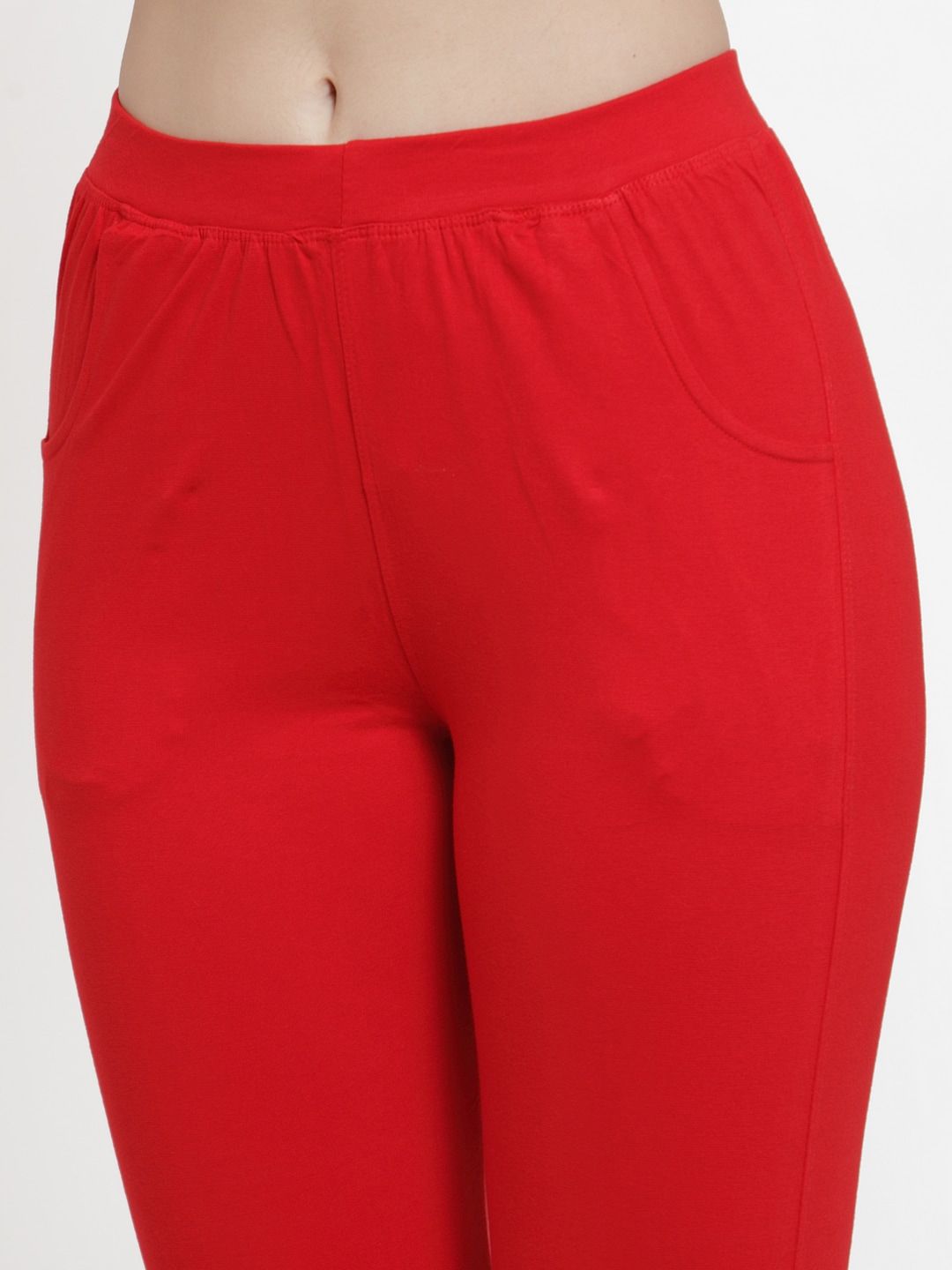 TAG 7 Women Pack Of 2 Solid Ankle-Length Straight-Fit Leggings