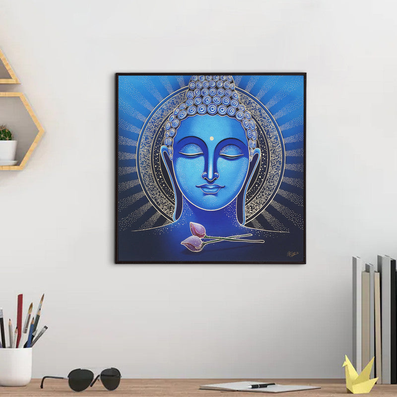 Tehzeeb Creations Golden Embossed Wall Painting