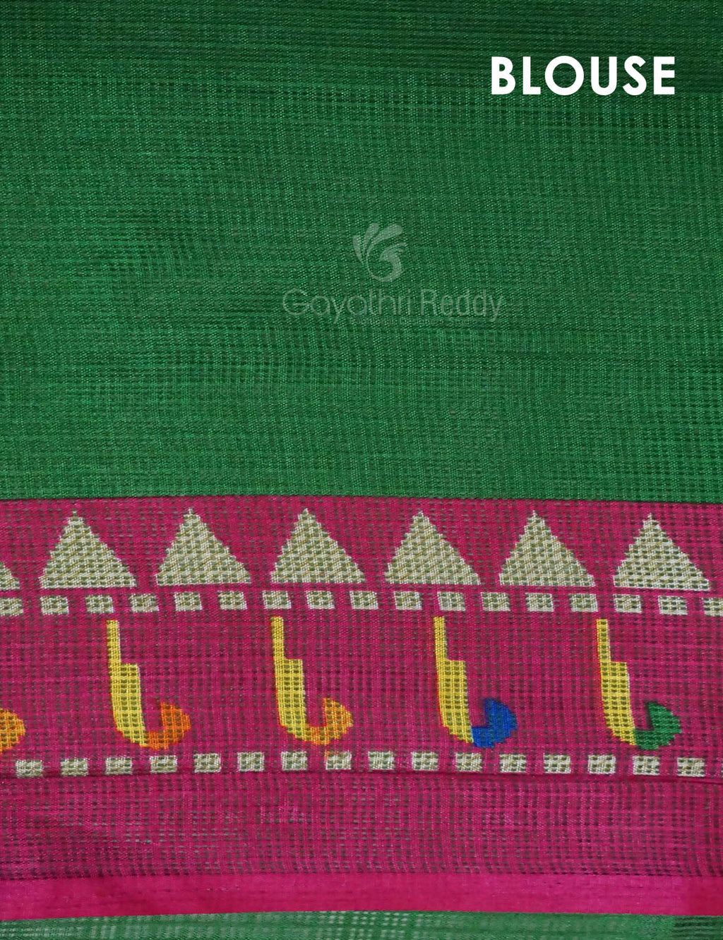 Maroon Green Colour With All Over Buttes Semi Silk Kota Saree By Gayathri Reddy Designer Studio