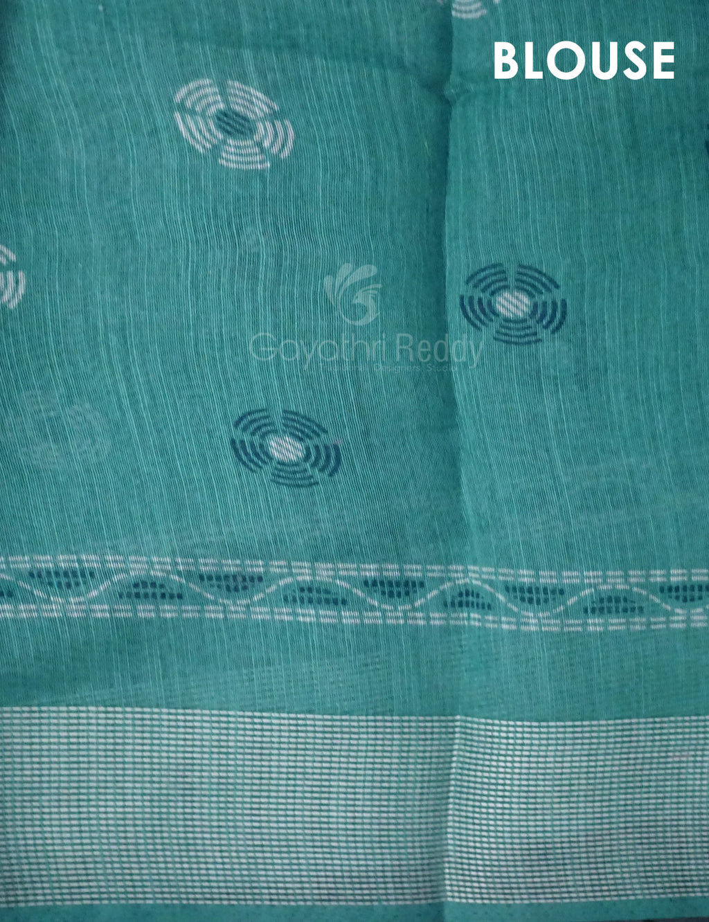 Shades of Light Rama Green Colour Floral Print Semi Chanderi Saree By Gayathri Reddy Designer Studio