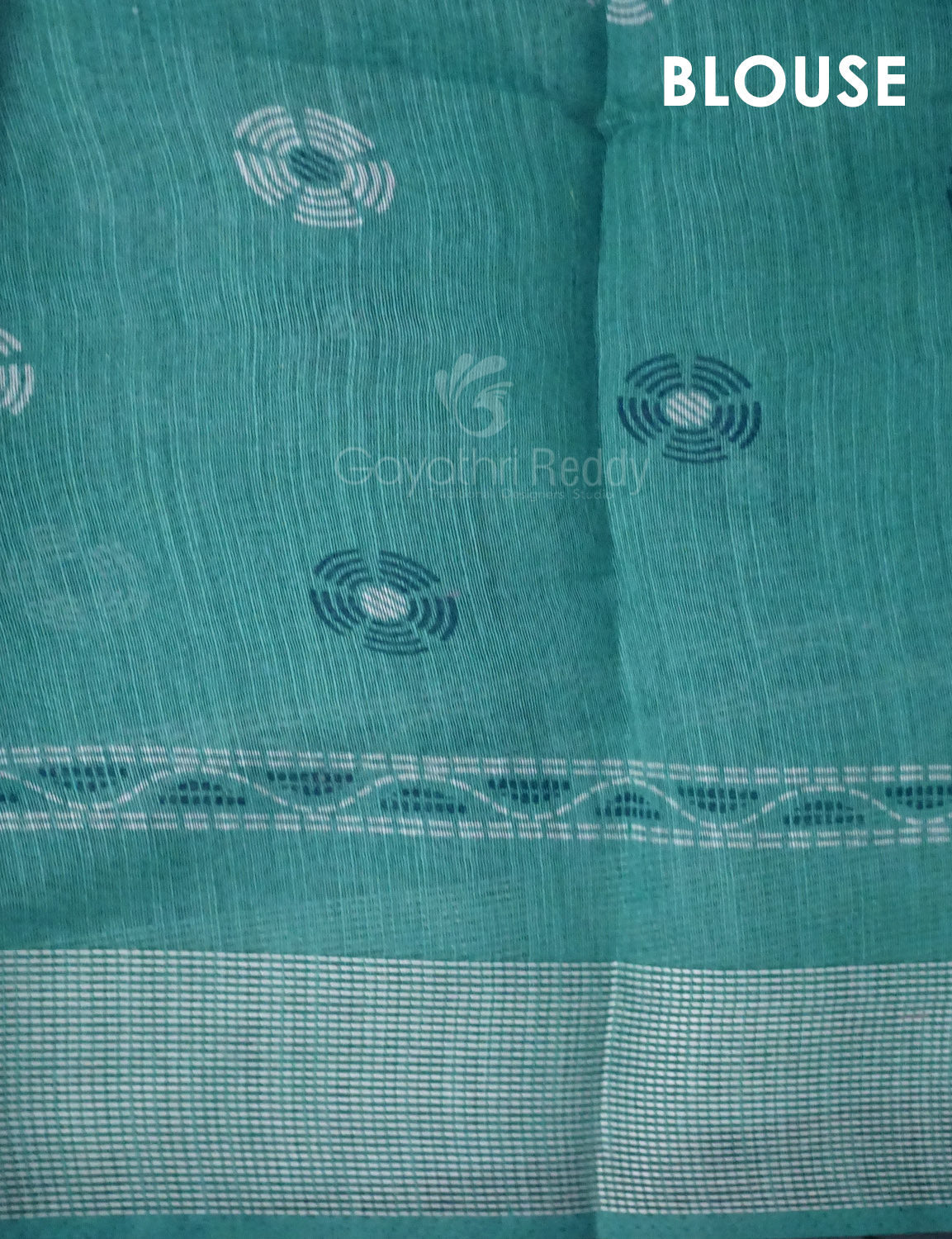 Shades of Light Rama Green Colour Floral Print Semi Chanderi Saree By Gayathri Reddy Designer Studio