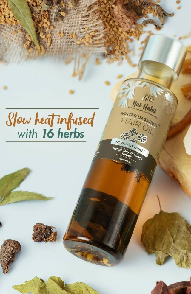 Nat Habit Soybean Methi Winter Hair Oil