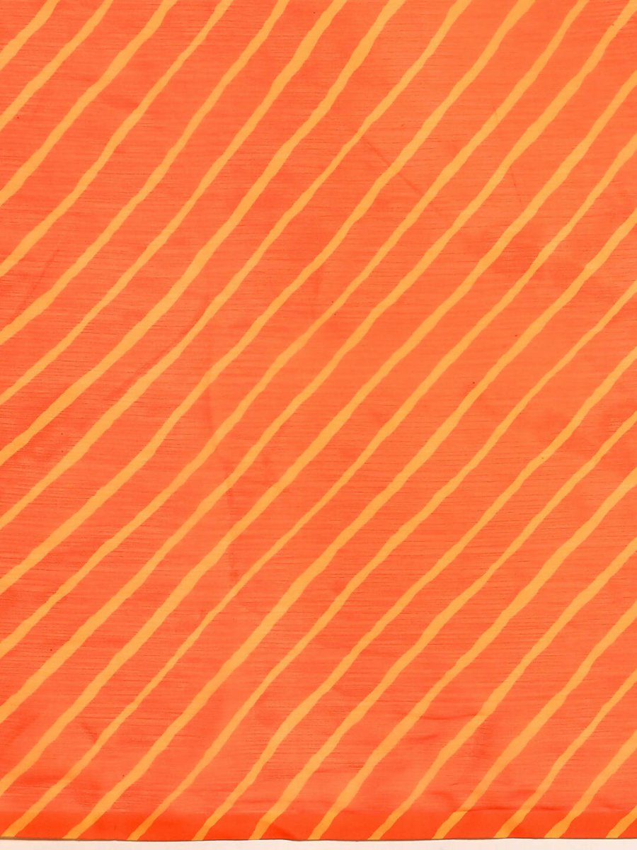 Ahalyaa Women's Traditional wear Saree - Orange