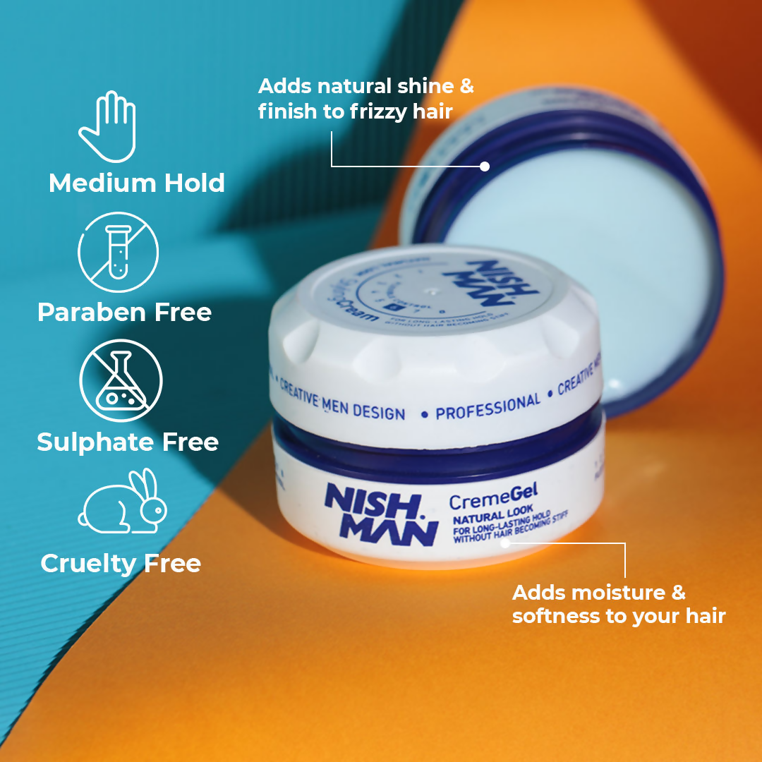 NishMan Hair Styling Cream Natural Look