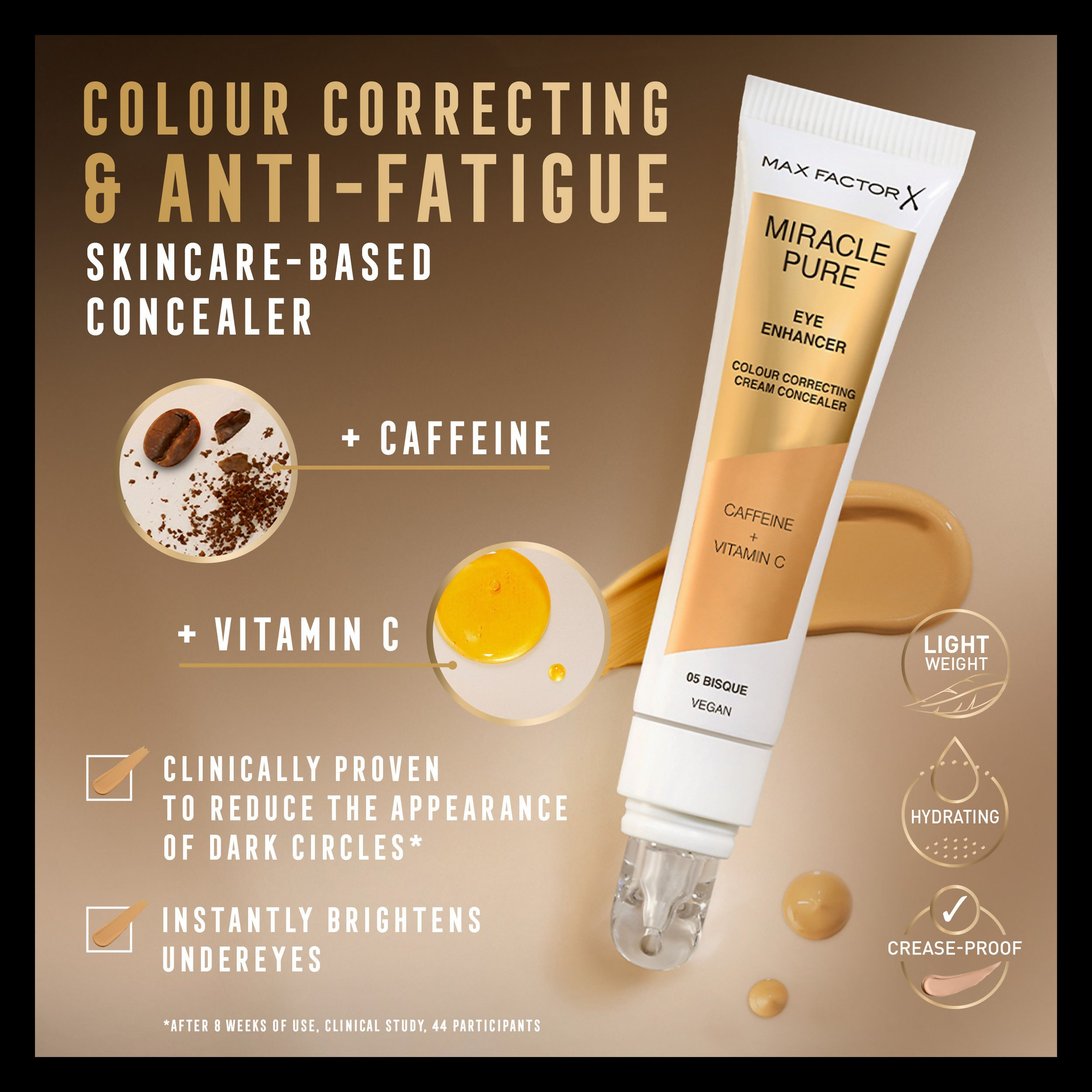 Max Factor Miracle Pure Eye Enhancer - Peach