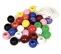 Kipa 72 Pieces Big Size Plastic Counting Beads Fun Puzzle Game for Kids, Multicolor Play with Fun