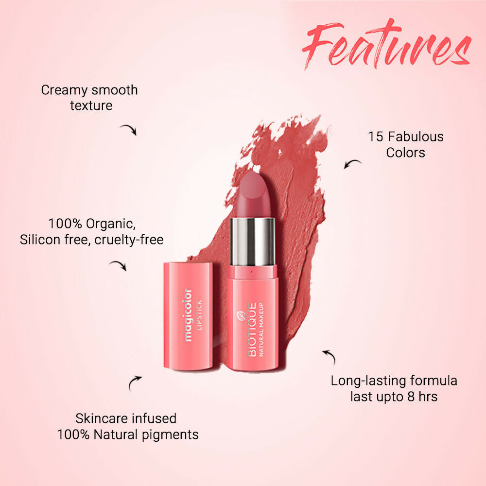 Biotique Magicolor Lipstick - Ladies Night