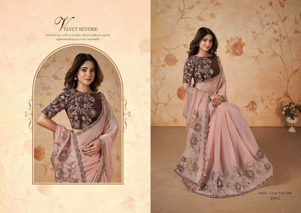 Thread,Sequence,Cord Embroidered with Stone Work - Mohmanthan Dakshika