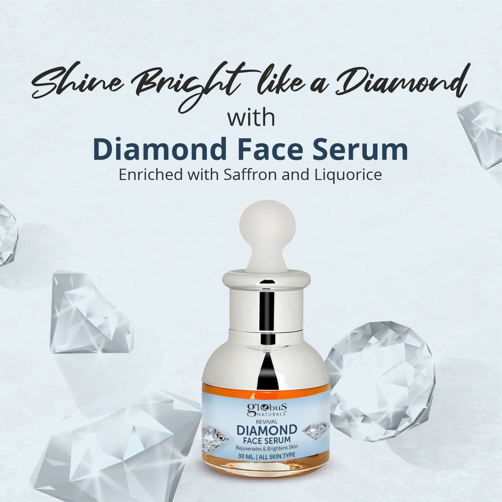 Globus Naturals Revival Diamond Shine Boosting & Anti Ageing Face Serum