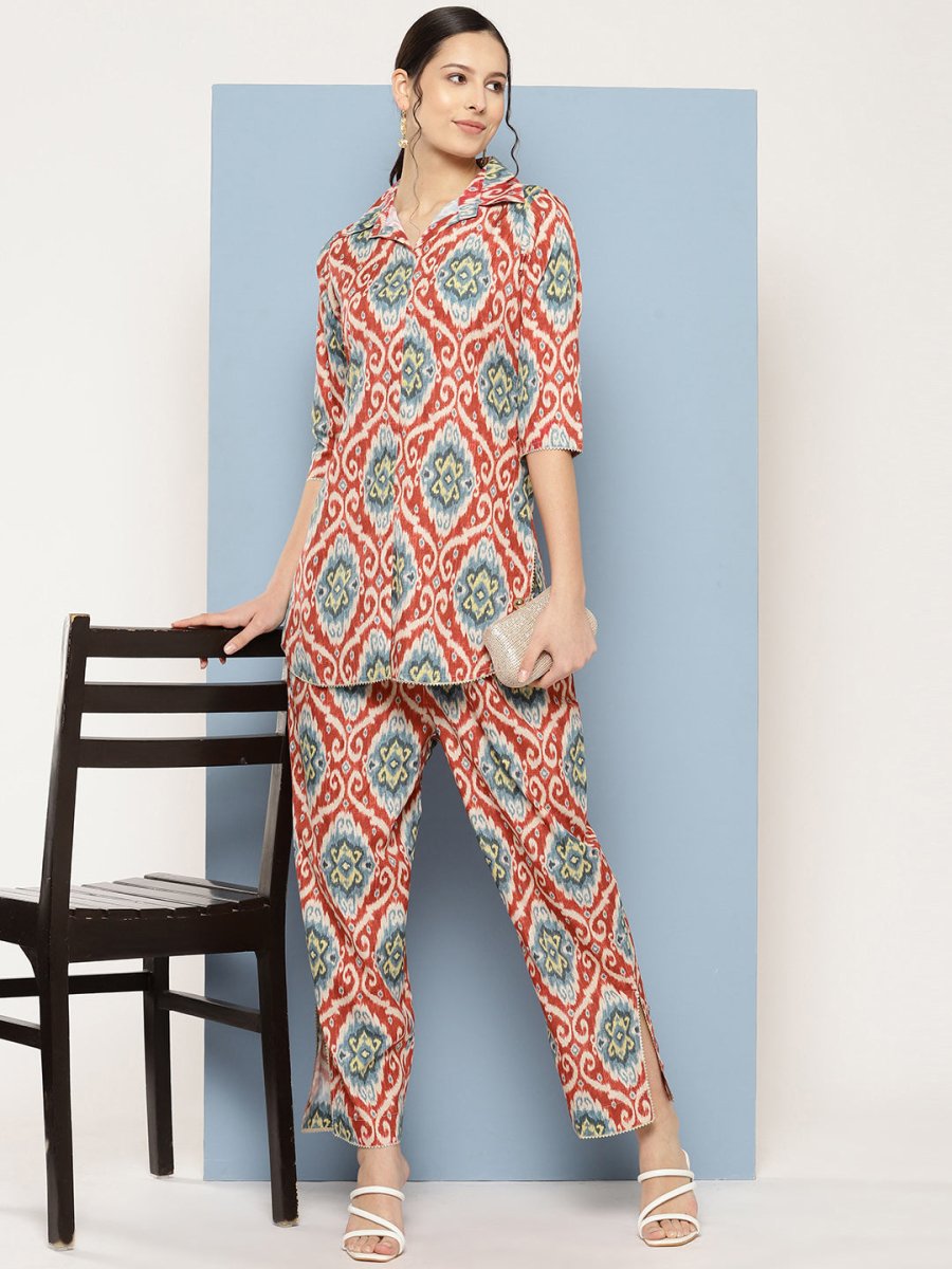 Ahalyaa Printed Ethnic Co-Ords