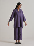 trueBrowns Plum Purple Relaxed Fit Co-Ord Set