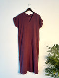 trueBrowns Purple Gauze Dress