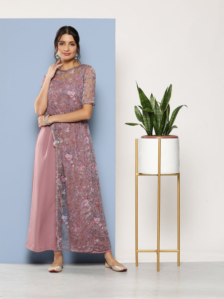 Ahalyaa Printed Waist Tie-Ups Basic Jumpsuit