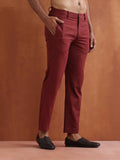 trueBrowns Men's Rust Cotton Twill Pants