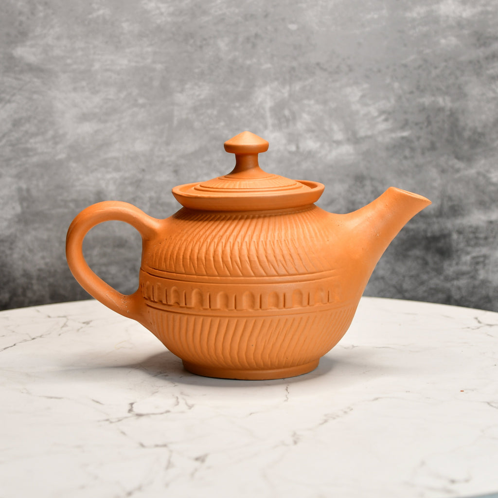 Sowpeace Premium Large Terracotta Kettle for Tea and Coffee