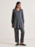 trueBrowns Grey Short Co-Ord Set | Relove