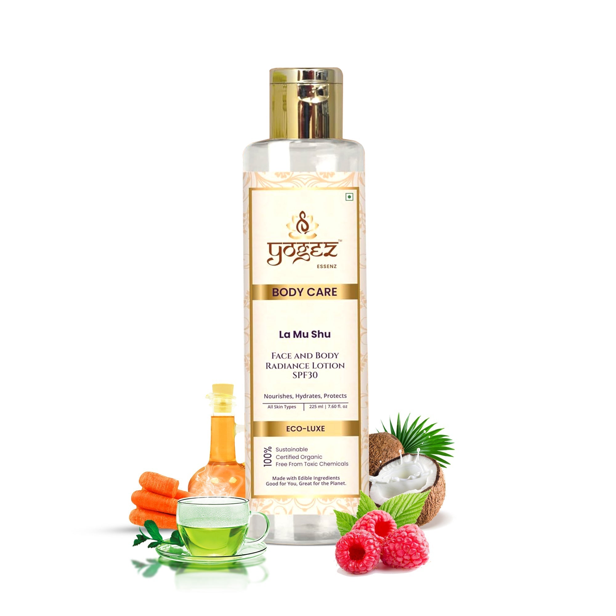 Yogez La Mu Shu Face and Body Radiance Lotion SPF30