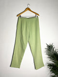 trueBrowns Green Cotton Men's Pant