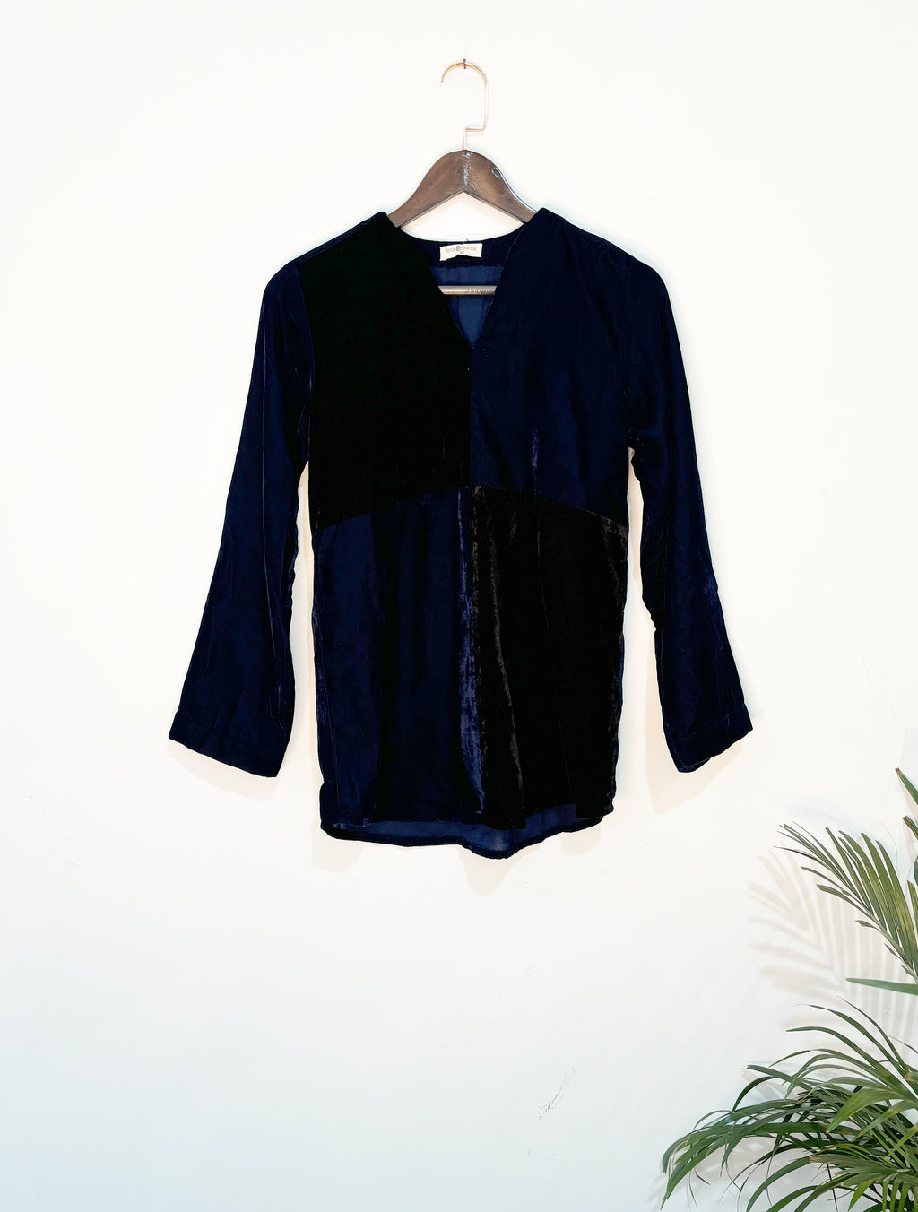 trueBrowns Blue Velvet Co-ord Set