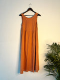 trueBrowns Orange Gauze Dress