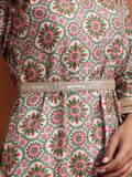 trueBrowns Light Gold Embellished Belt