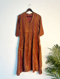 trueBrowns Bronze Tissue Kurta