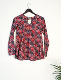 trueBrowns Pink Floral Top