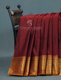 Kalanetha Maroon Coloured Pure Narayanpet Cotton Saree By Gayathri Reddy Designer Studio