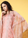 Ahalyaa Women Ethnic Motifs Printed Gotta Patti Organza Kaftan Kurta