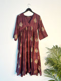 trueBrowns Wine Zari Kurta