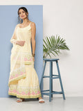 Ahalyaa Women Yellow Kurta with Sharara & With Dupatta