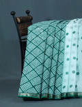 Shades of Mint Green And Rama Green Colour With Patli Pallu Design Pure Kota Cotton Saree By Gayathri Reddy Designer Studio