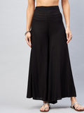 InWeave Solid Black Palazzo
