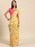 Ahalyaa Floral Poly Chiffon Saree