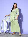 Ahalyaa Printed Tunic with Palazzos