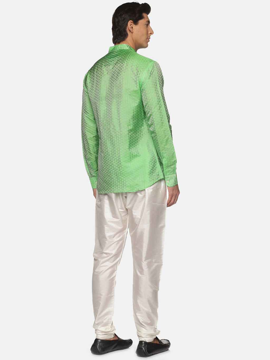 Sethukrishna Green Kurta with Pyjamas For Men
