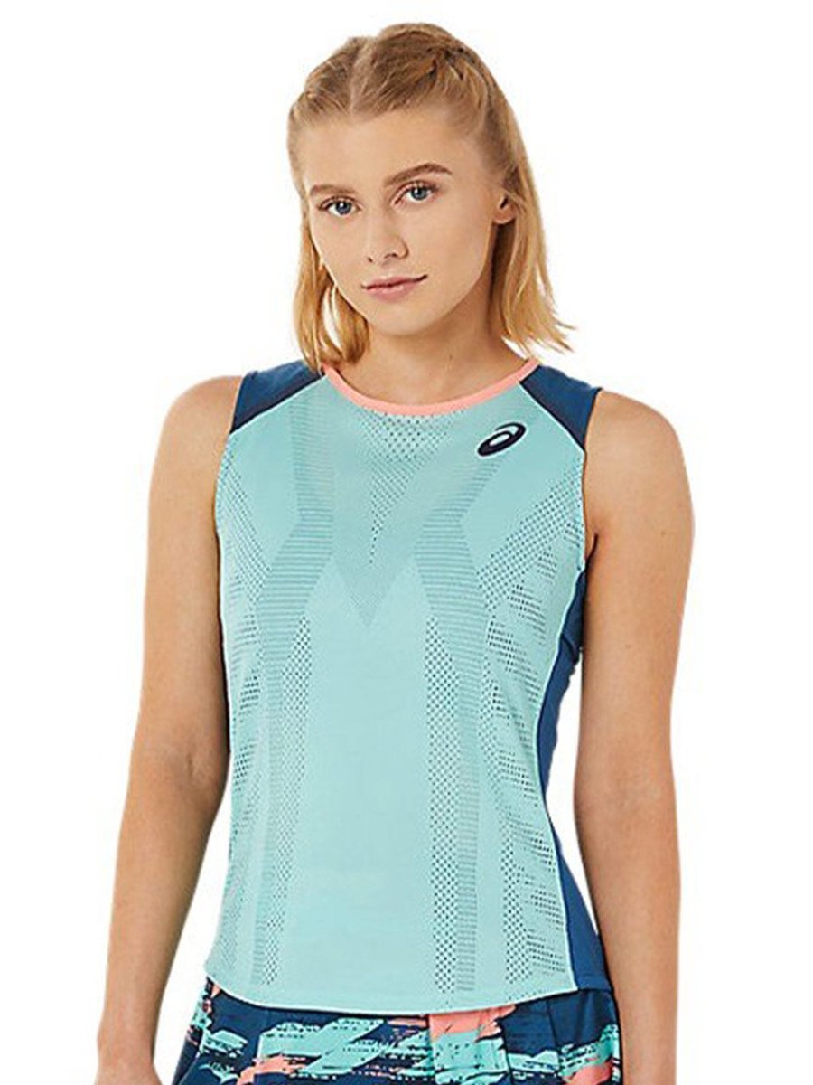 ASICS Match Actibreeze Printed Sleeveless Tank T-shirt