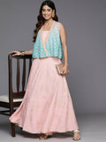 Ahalyaa Women's Traditional Wear Co-ods - Pink