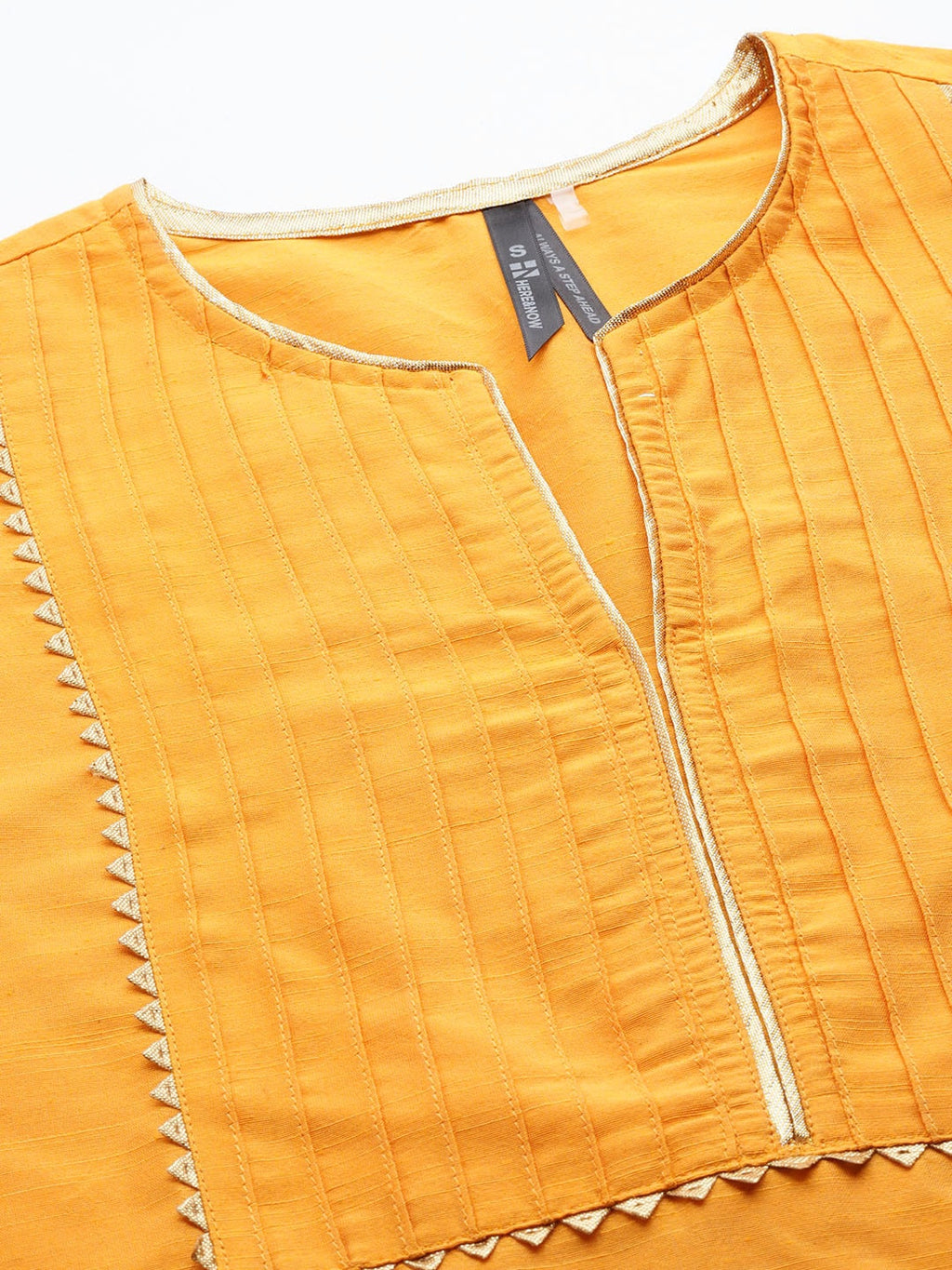 HERE&NOW Yoke Design Gotta Patti Detail Kurta