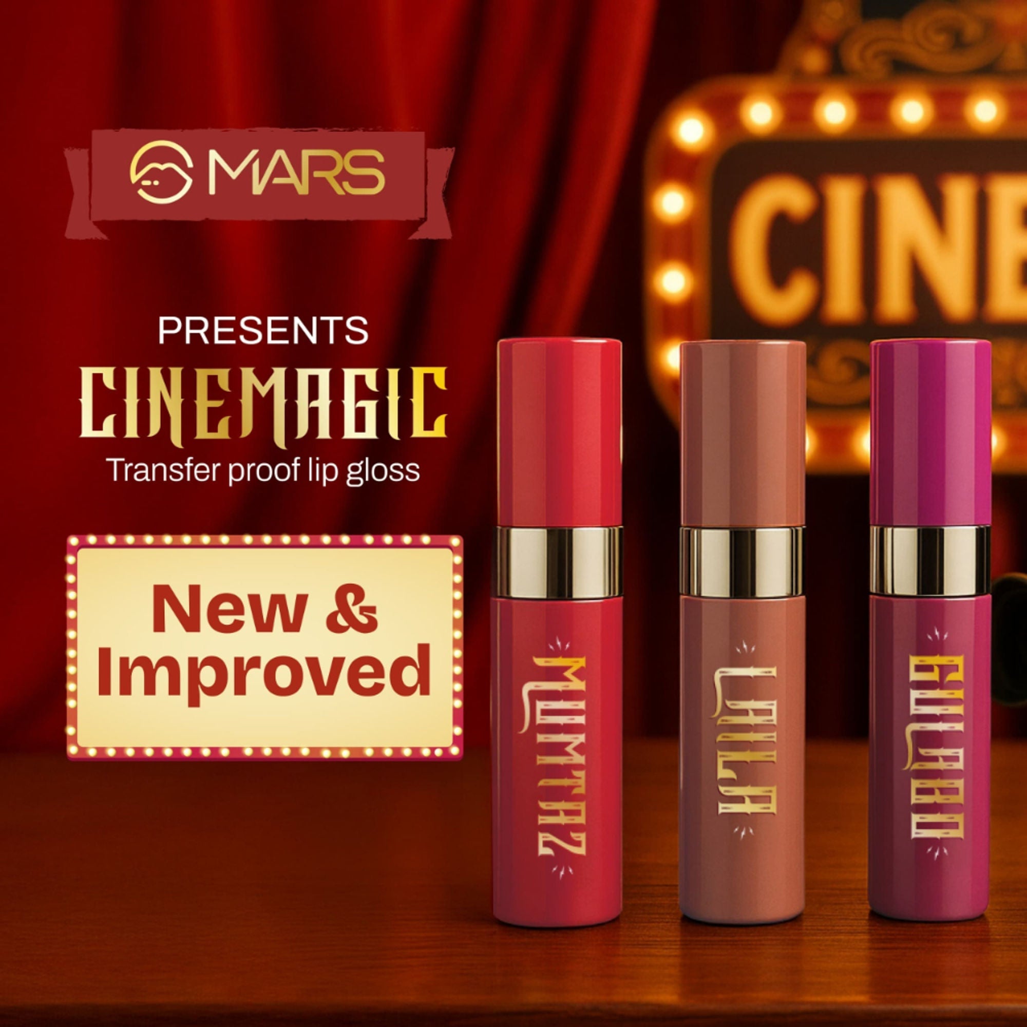 MARS Cosmetics Cinemagic Transfer-Proof Lip Gloss - 07-Rani