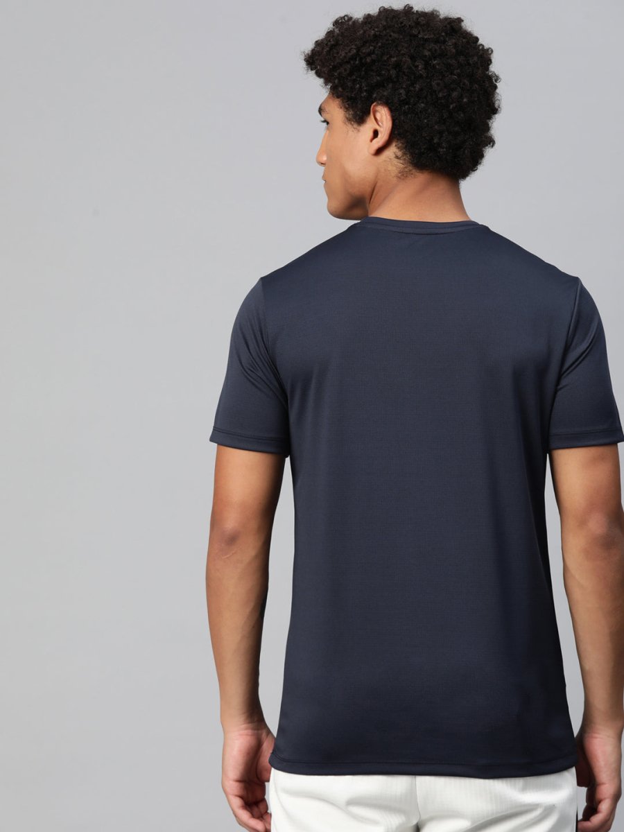 Alcis Brand Logo Printed Anti Static Slim Fit T-shirt