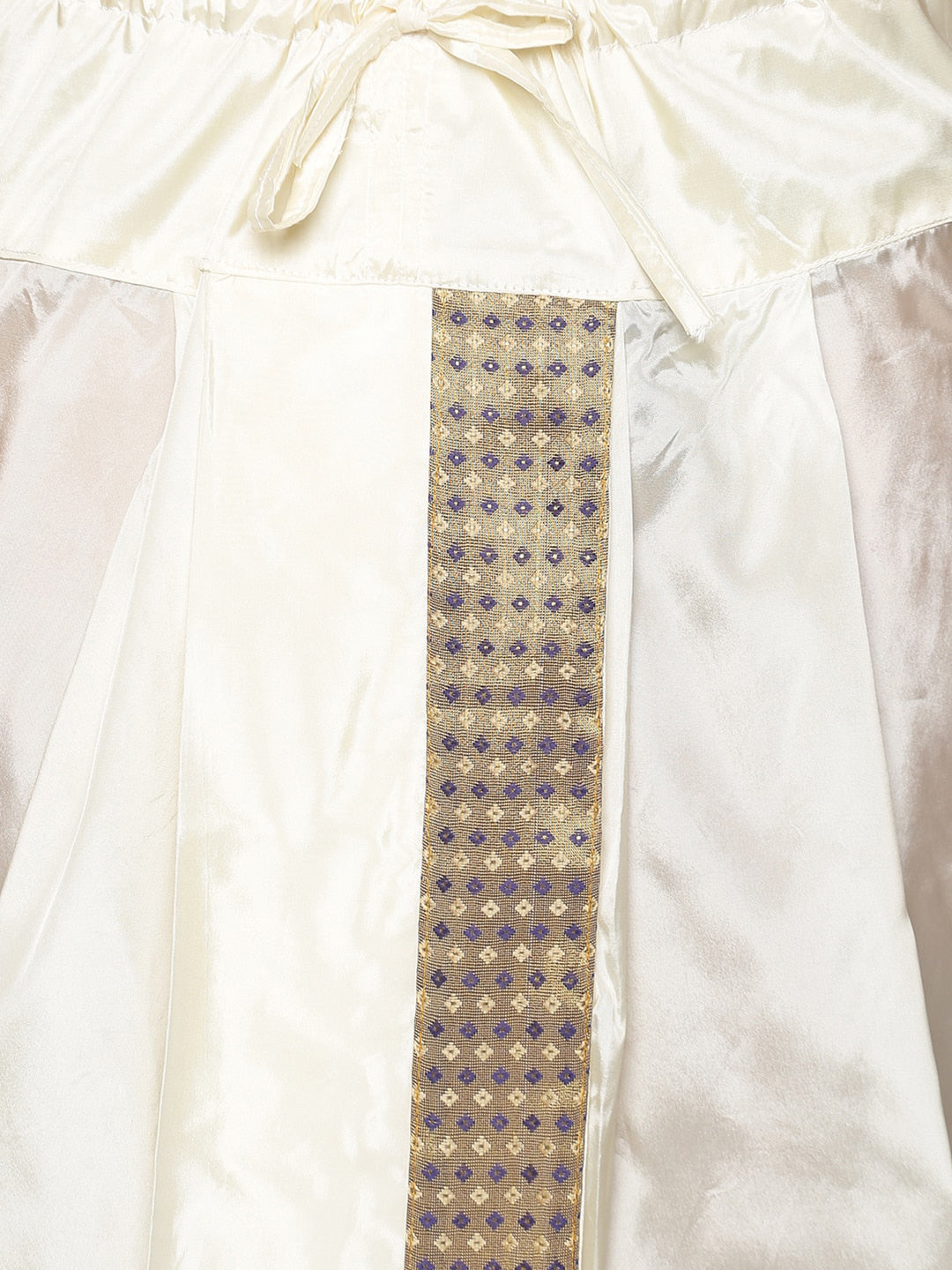 Sethukrishna Men Cream Men Solid Dhoti Pant