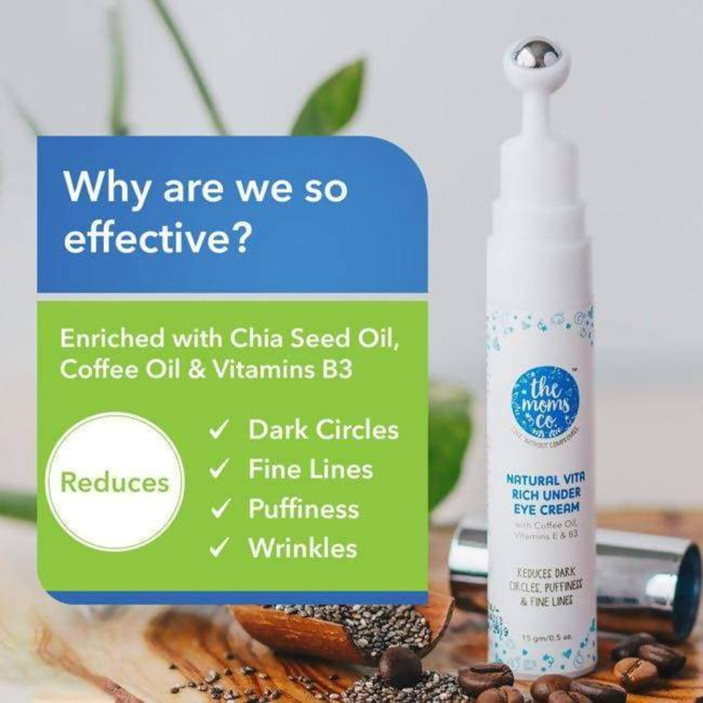 The Moms Co Vita Rich Under Eye And Face Serum Combo
