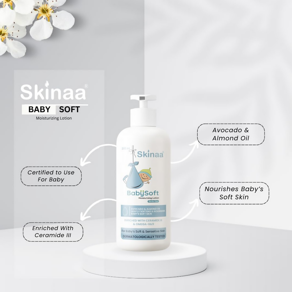 Skinaa Babysoft Moisturizing Lotion With Shea Butter And Olive Oil