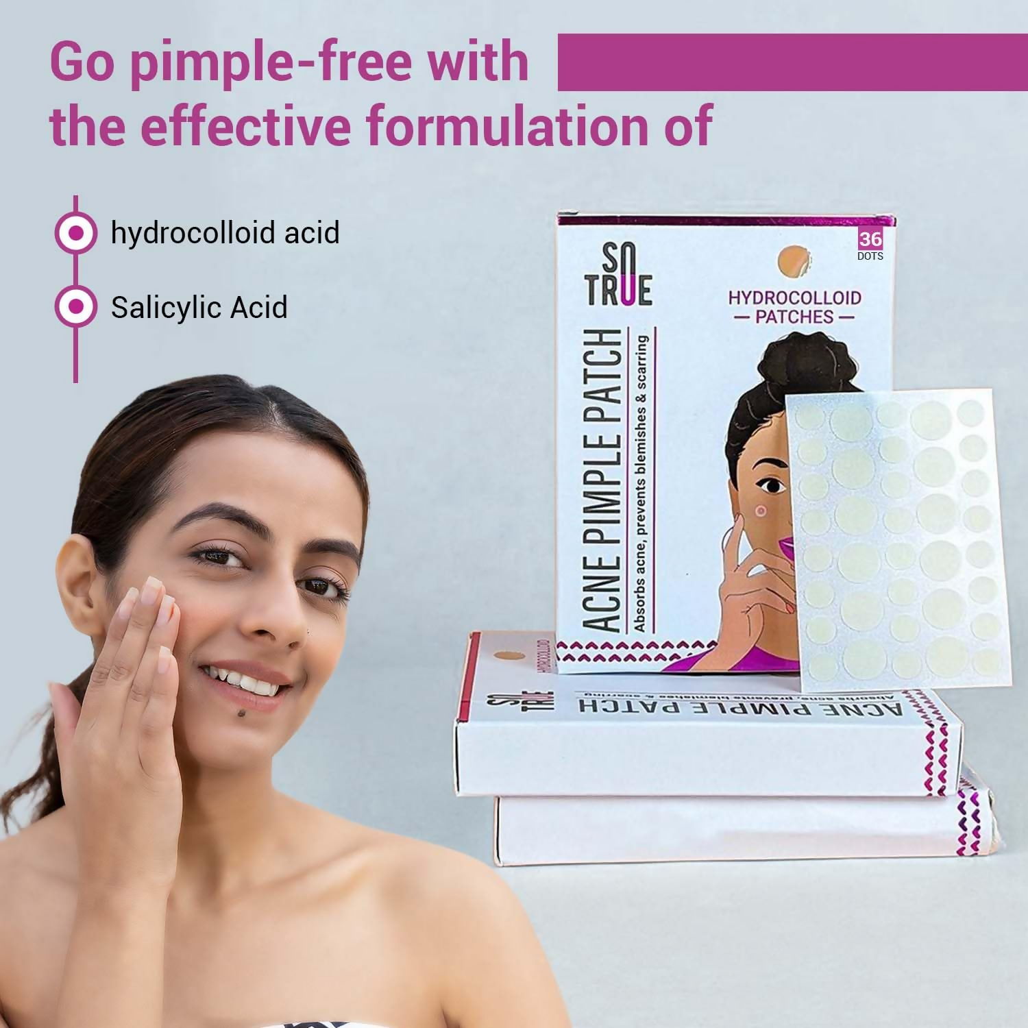 Sotrue Acne Pimple Patches For Face