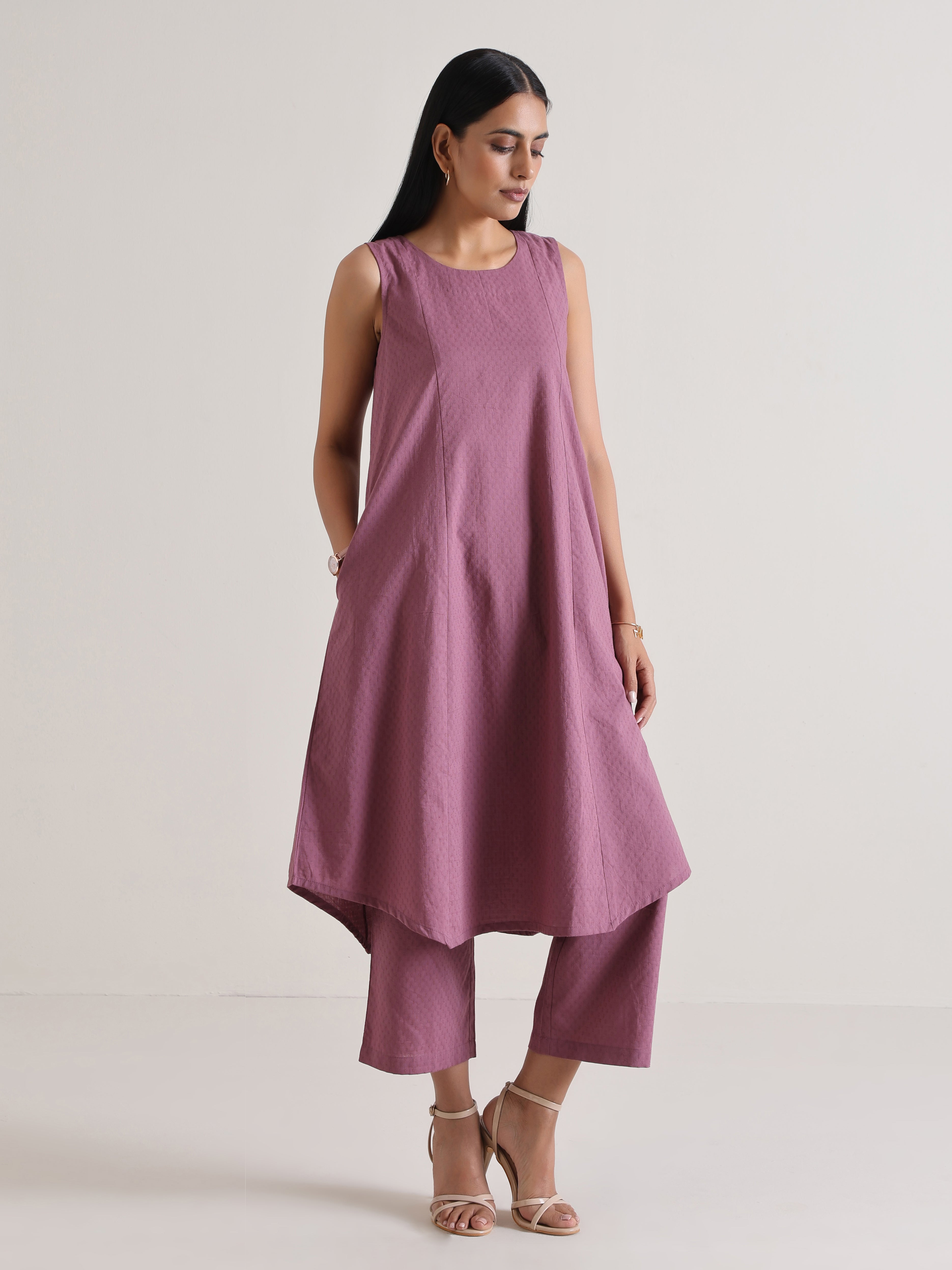 trueBrowns Orchid Panelled Co-ord Set