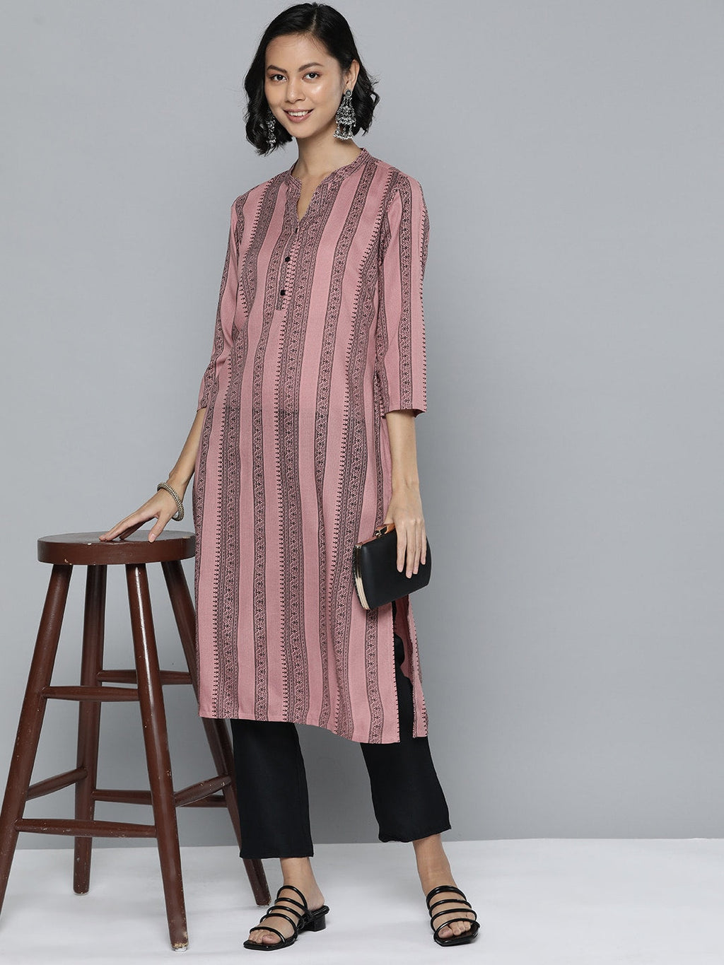 HERE&NOW Women Ethnic Motifs Printed Kurta