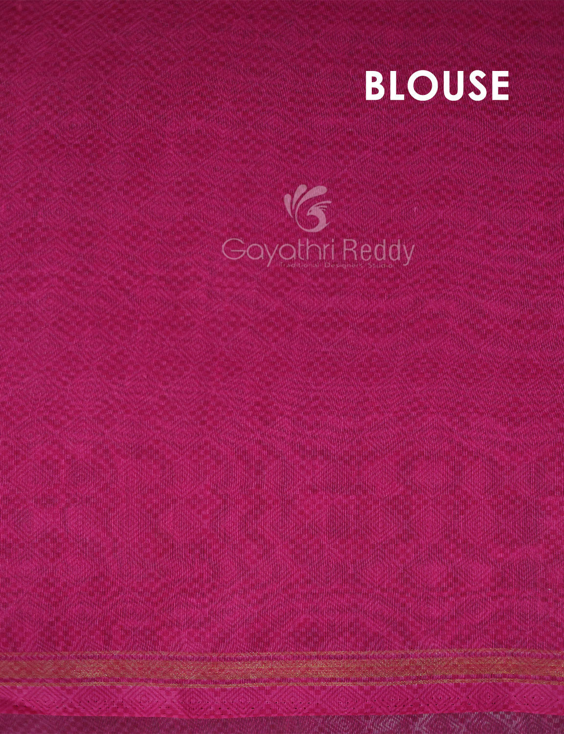 Shades of Rani Pink And Red Colour Blouse Patola Print Semi Chanderi Saree By Gayathri Reddy Designer Studio
