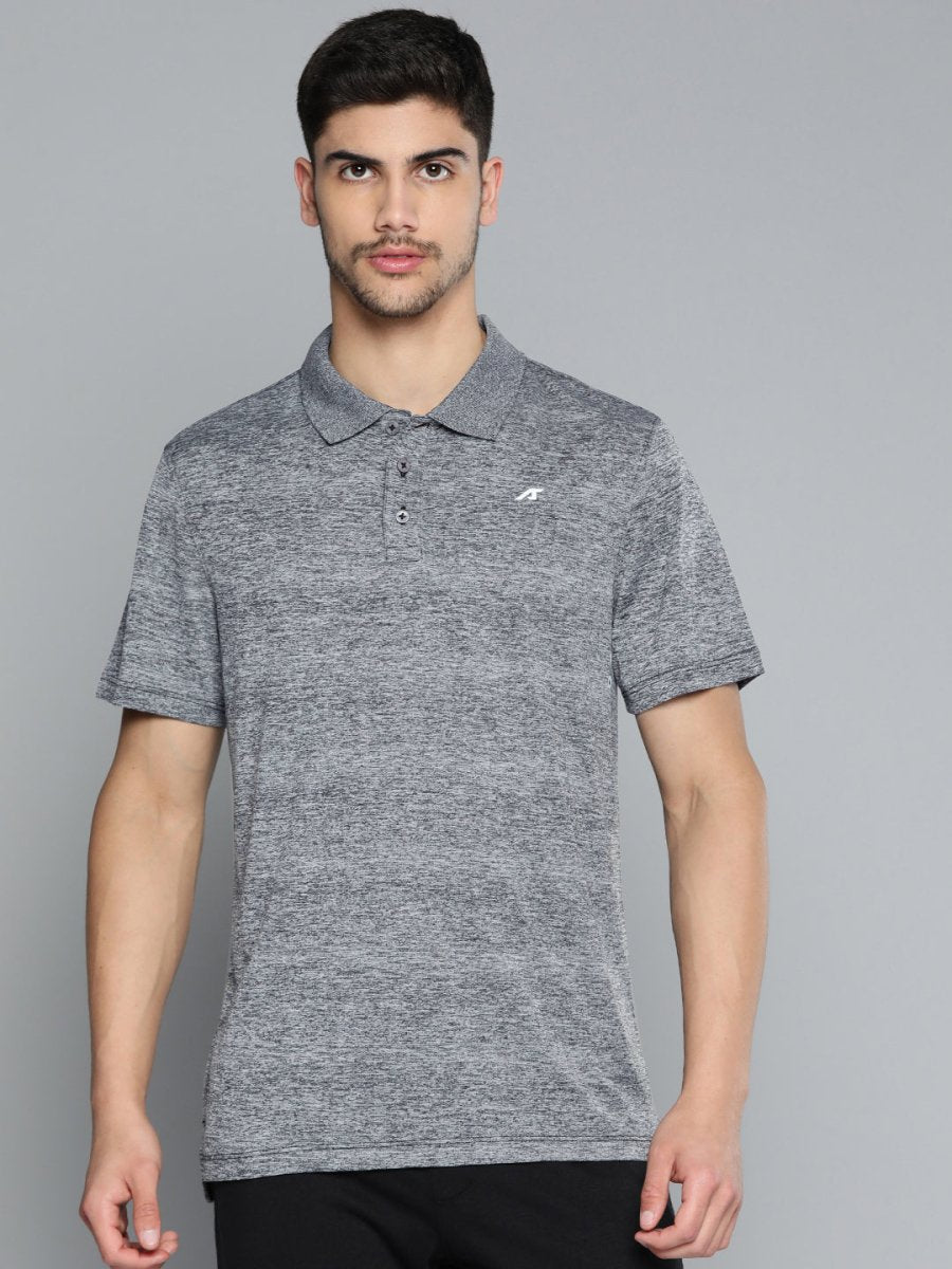 Alcis Men Polo Collar Anti Static Slim Fit T-shirt